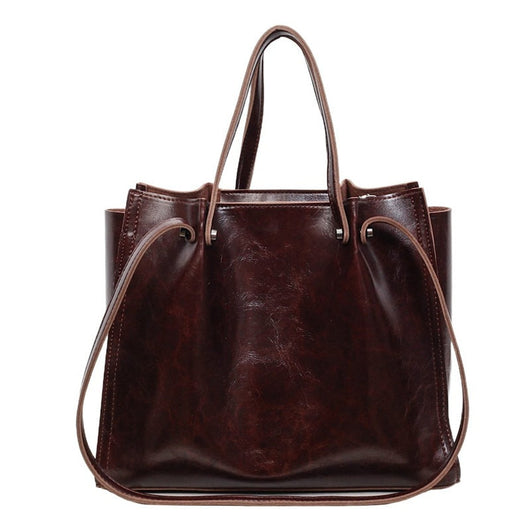 Marie | Elegante minimalistische dames schoudertas van veganleer
