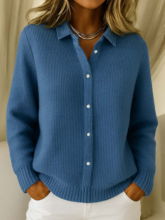 Lisa klassiek gebreid vest