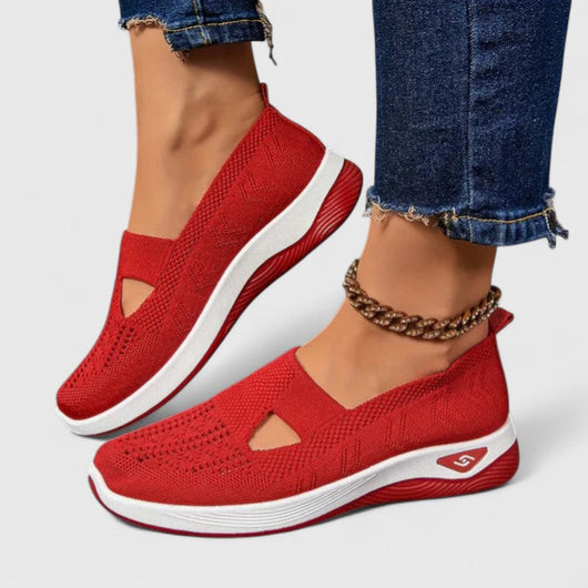 Regine | Ademende dames instapsneakers van mesh