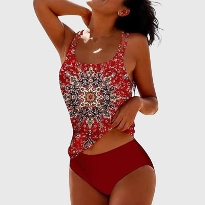 Martina | Dames tankiniset met print
