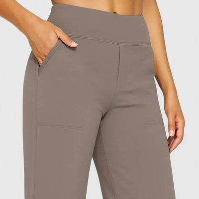 Nadine | Wijde dames loungebroek met elastische band