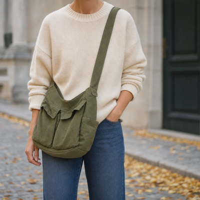 Gadsby canvas schoudertas