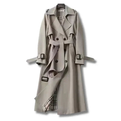 Amira | Klassieke dames wintertrenchcoat met ceintuur