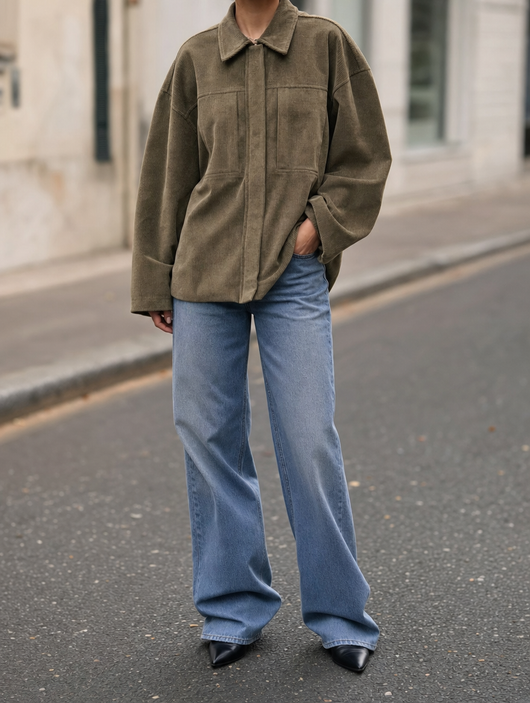 Farrow overshirt van corduroy