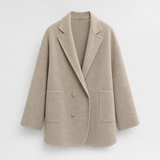 Pemberton oversized overshirt van wolmix