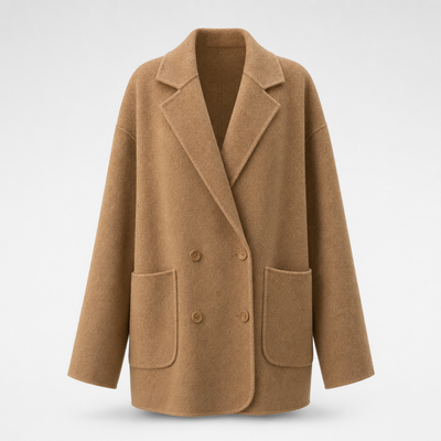Pemberton oversized overshirt van wolmix