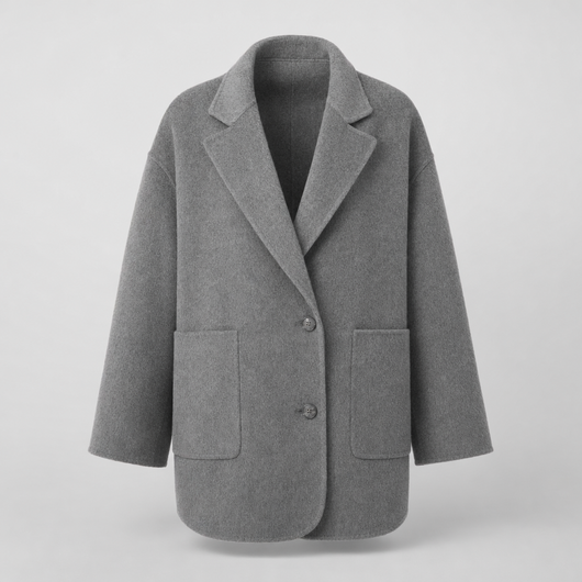 Pemberton oversized overshirt van wolmix