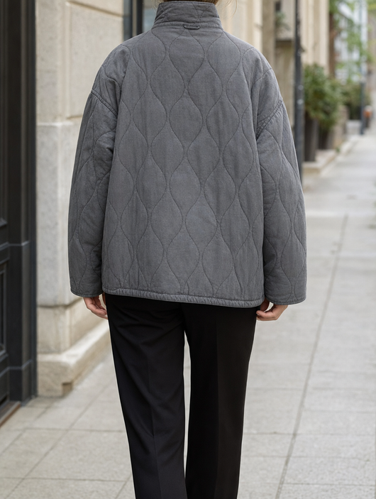 Aldridge gewatteerde jas in utility-stijl