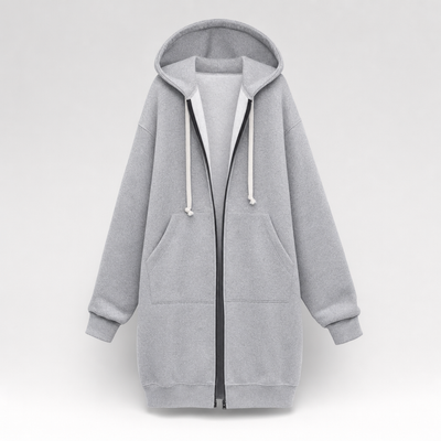 Rowley oversized hoodie met rits