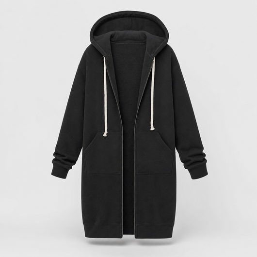 Rowley oversized hoodie met rits