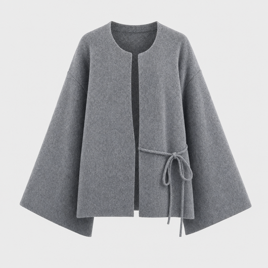 Lindale vest in kimonosnit
