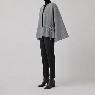 Lindale vest in kimonosnit
