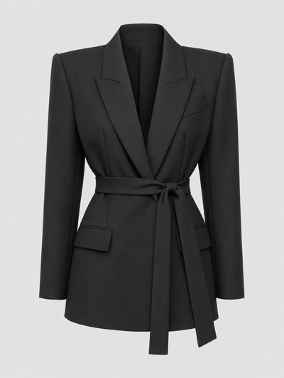 Rothwell oversized blazer met ceintuur