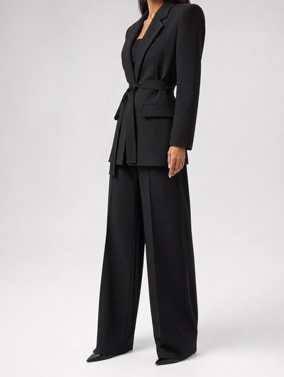 Rothwell oversized blazer met ceintuur