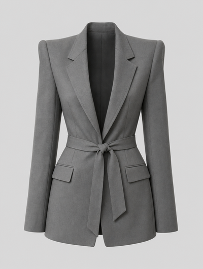 Rothwell oversized blazer met ceintuur