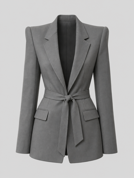 Rothwell oversized blazer met ceintuur
