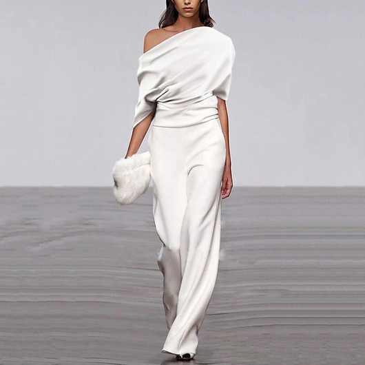 Emma | Chique dames one-shoulder jumpsuit