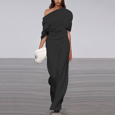 Emma | Chique dames one-shoulder jumpsuit