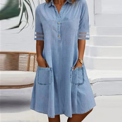 Emmeline | Denim minijurk – casual jurk