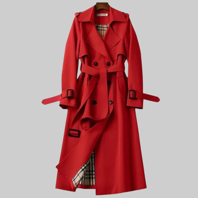 Amira | Klassieke dames wintertrenchcoat met ceintuur