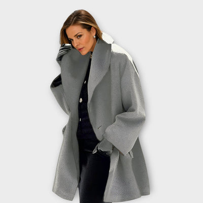 Julia | Oversized dames wintermantel in moderne stijl