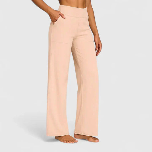 Nadine | Wijde dames loungebroek met elastische band