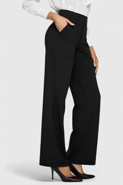 Nadine | Wijde dames loungebroek met elastische band