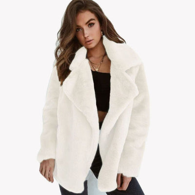 Emilia | Casual oversized korte dames teddymantel