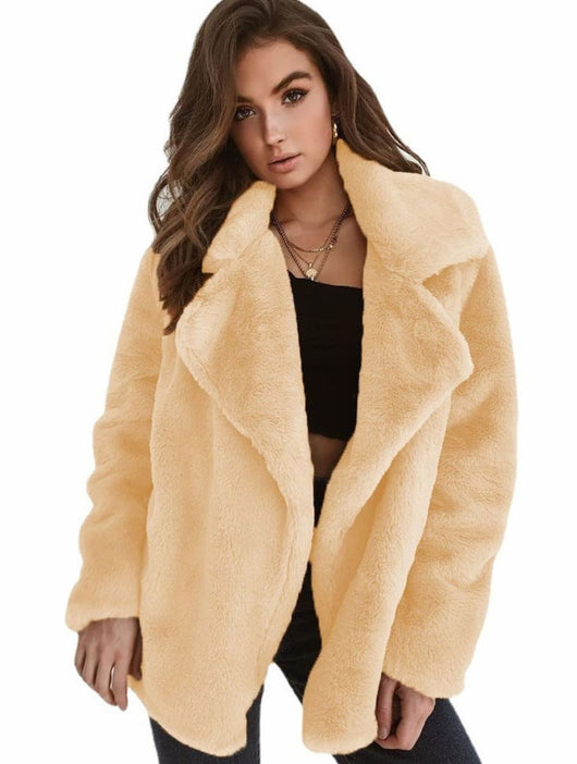 Emilia | Casual oversized korte dames teddymantel