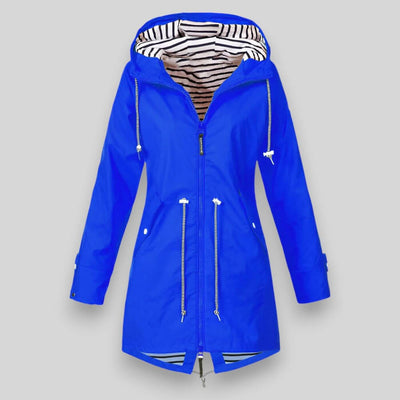 Lena | Dames winterjas met capuchon en ritsen