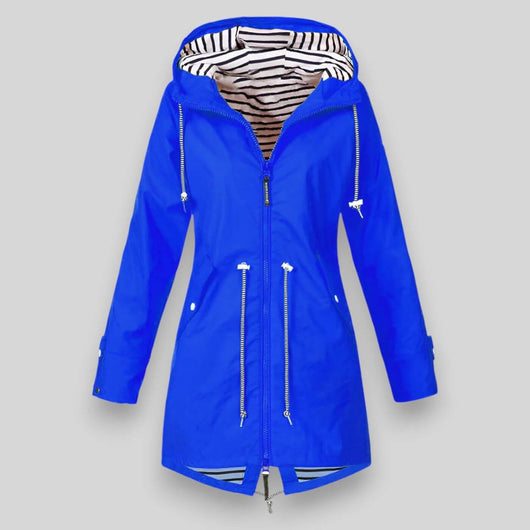 Lena | Dames winterjas met capuchon en ritsen