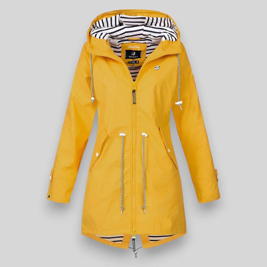 Lena | Dames winterjas met capuchon en ritsen