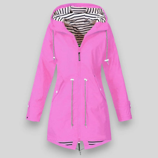 Lena | Dames winterjas met capuchon en ritsen