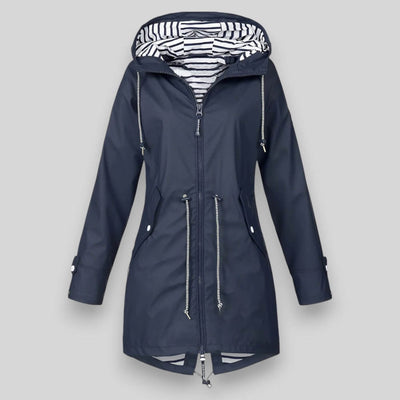 Lena | Dames winterjas met capuchon en ritsen