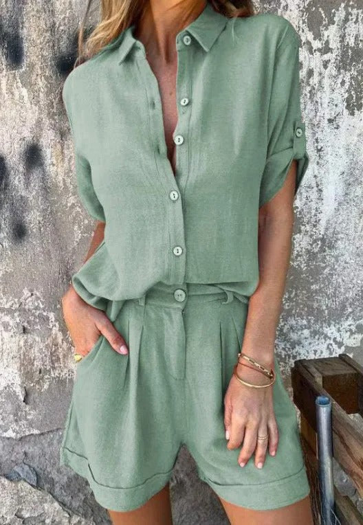 Jamie lichte set met short en top