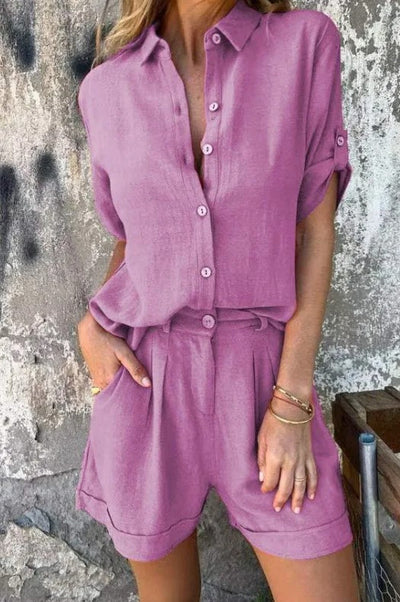 Jamie lichte set met short en top