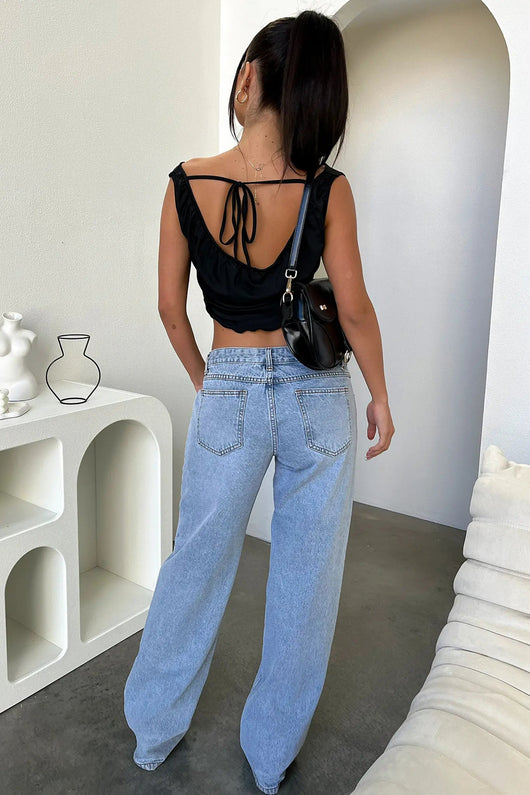 Kirsten | Dames jeans met rechte pijp en relaxed pasvorm voor het voorjaar