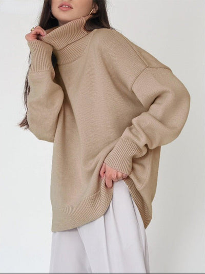 Claudia | Casual oversized damestrui met hoge hals