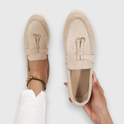 Pippa suède loafers met kwastjes