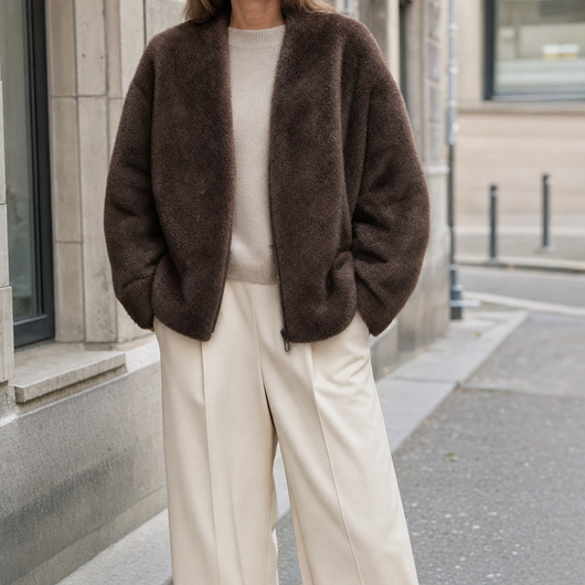Norwood teddyfleece jas