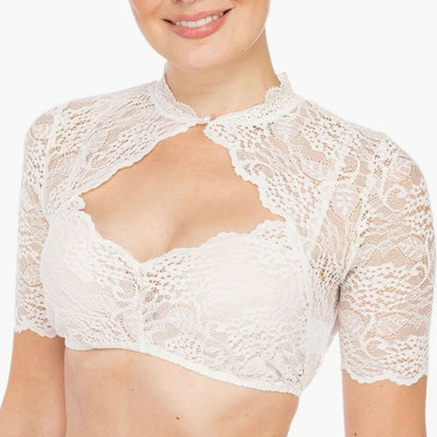 Annika | Elegante dames Oktoberfest dirndlblouse van kant