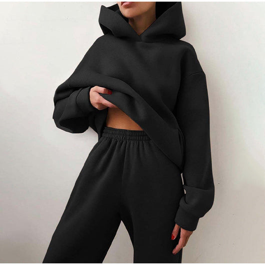 Doris | Dames streetstyle set met hoodie en joggingbroek