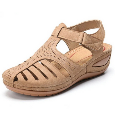 Karin | Dames wandelsandalen met uitsparingen voor het voorjaar