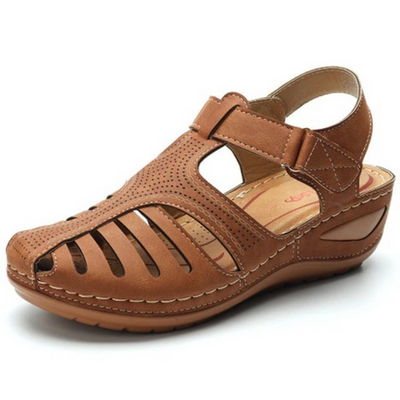 Karin | Dames wandelsandalen met uitsparingen voor het voorjaar