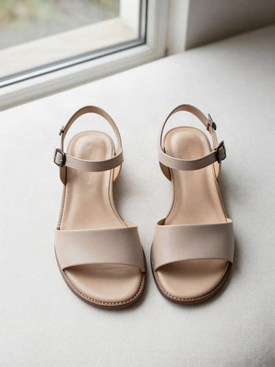 Sandalen Noor met bandje – Beige