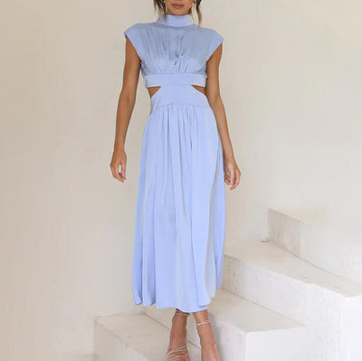 Daniela | Dames midijurk met cut-out voor elke gelegenheid