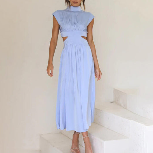 Daniela | Dames midijurk met cut-out voor elke gelegenheid
