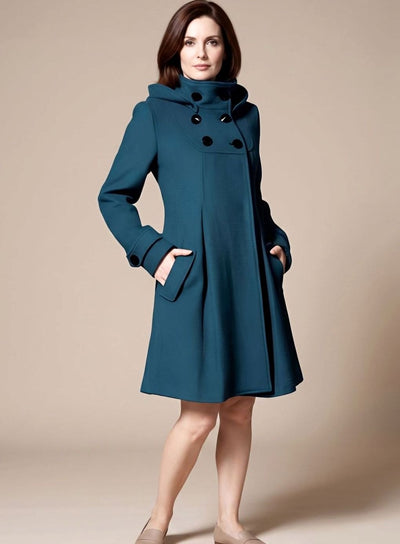 Leonie | Elegante dames wintermantel met zijzakken