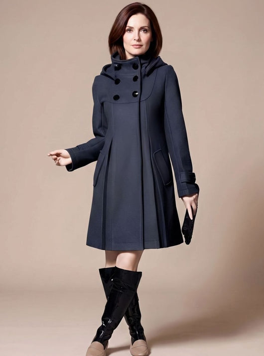 Leonie | Elegante dames wintermantel met zijzakken