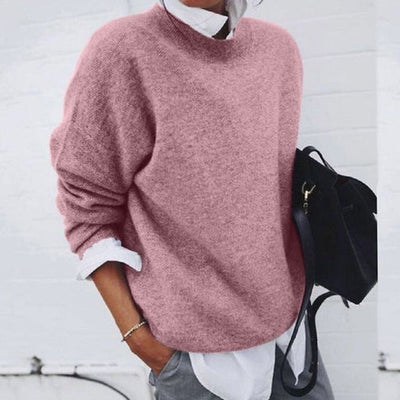 Annika | Oversized dames wollen trui met ronde hals
